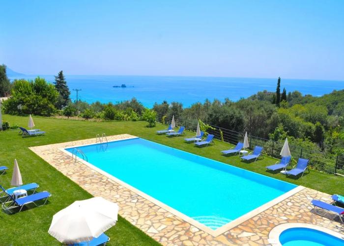 Studio Apartments Swimming Pool and sea View on Pelekas Beach