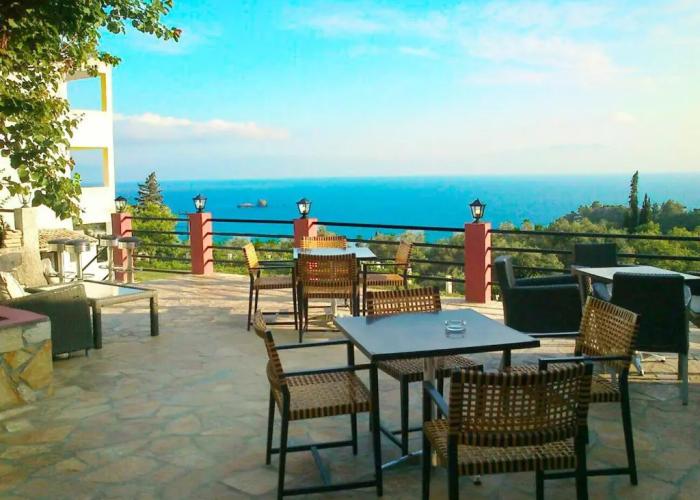 Studio Apartments With Large Swimming Pool and Sea View at Pelekas Beach Corfu