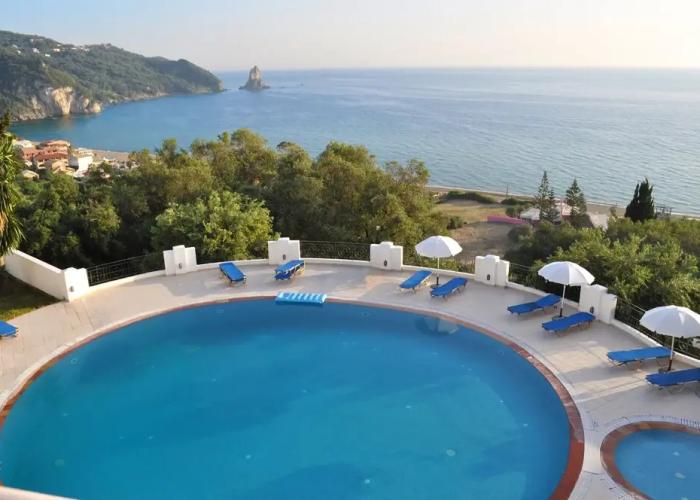 Holiday Apartments Maria With Pool and Panorama View - Agios Gordios Beach 1