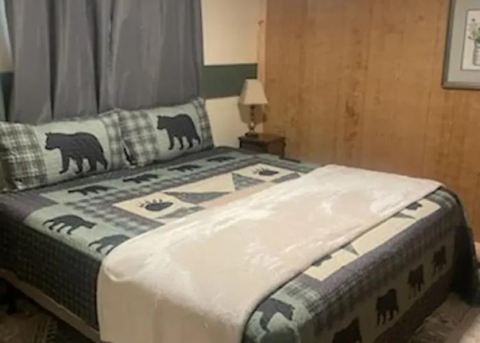 King Bed Fireplace Hot Tub Foos Ball