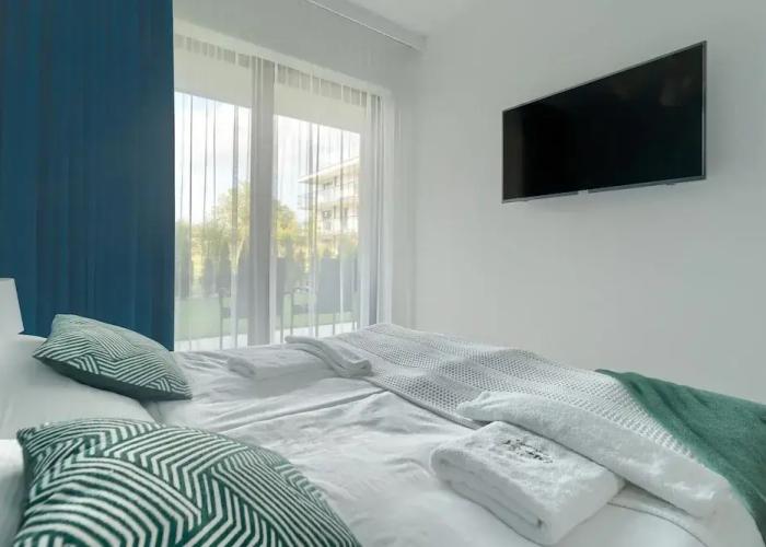 Ground Floor Apartment With a Garden in Niechorze