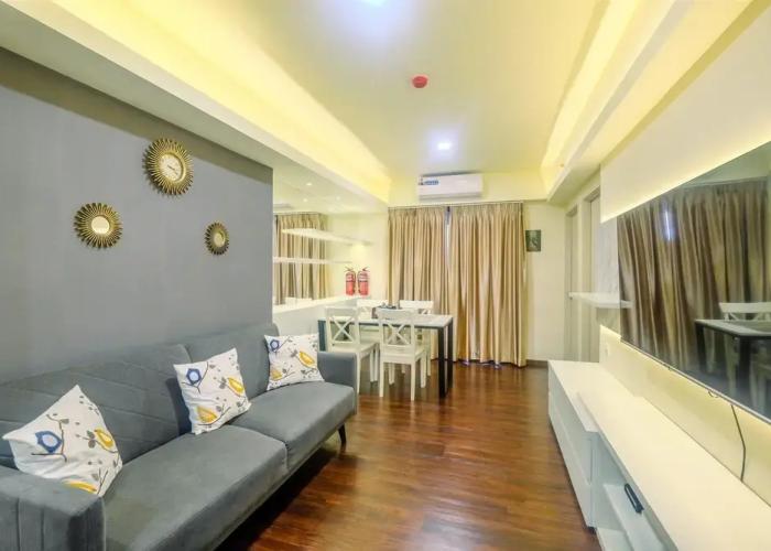 New Furnished and Minimalist 2BR + 1 Office Room at Meikarta Apartment