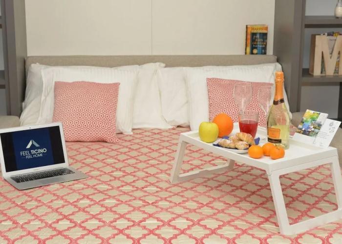 Bright Stunning Central Apartment In Front Of Lugano Lake