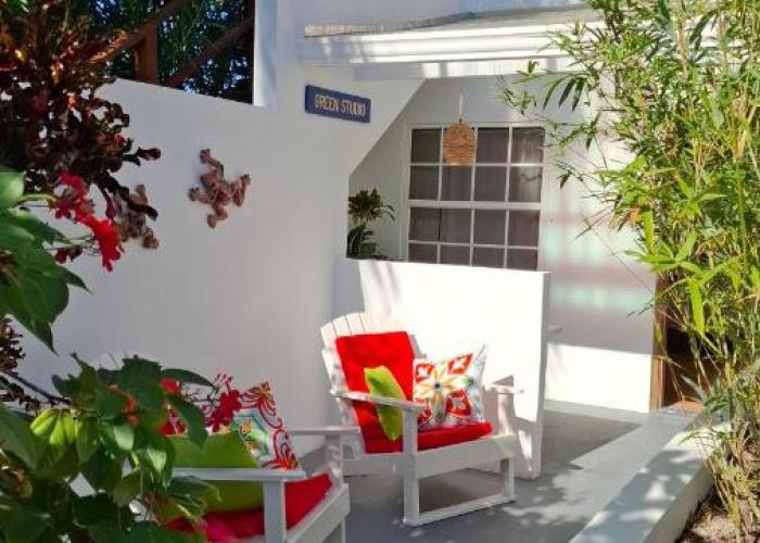 Amanda's Studios - pool and tropical garden