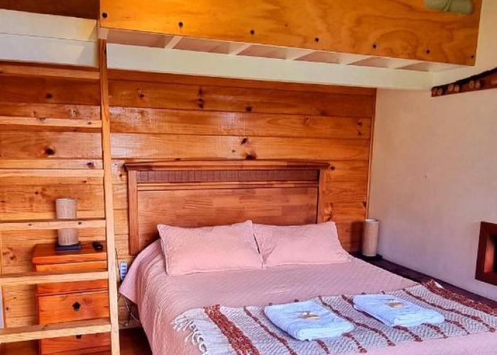 Cabañas Ayalén con vista al Lago
