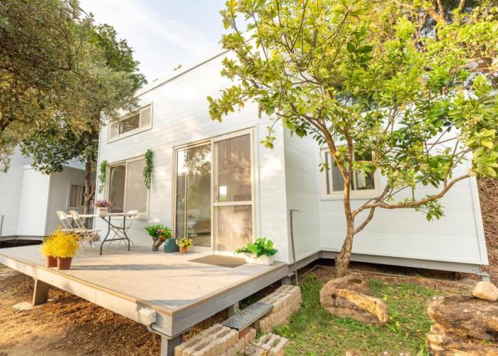 The house behind stream