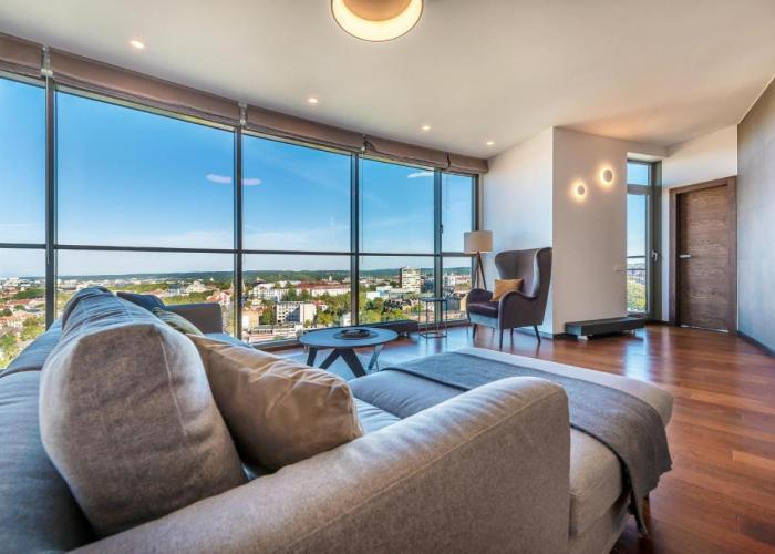 Luxury Panoramic Vilnius apartment