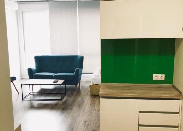 Turquoise and Magenta Apartment