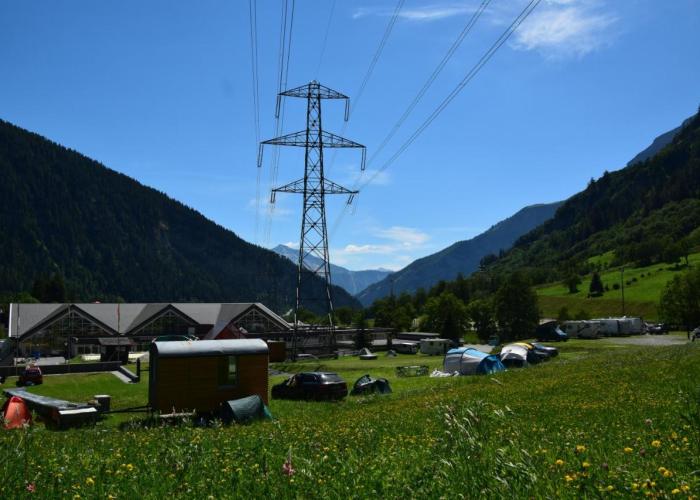Campingplatz mit Restaurant & Sportarena Leukerbad