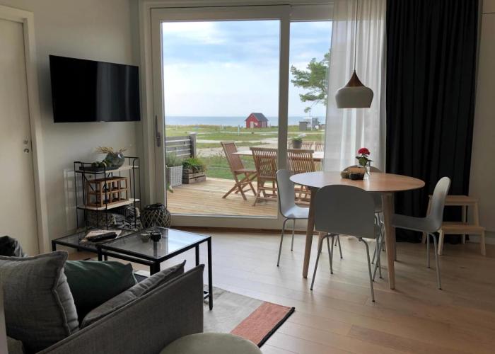 Superfint boende med havsutsikt, Tofta Strand