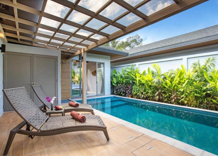 Resort Boutique 2BR Villa Dalaa 4, Private Pool, Full Service, 5 min Drive Kamala Beach