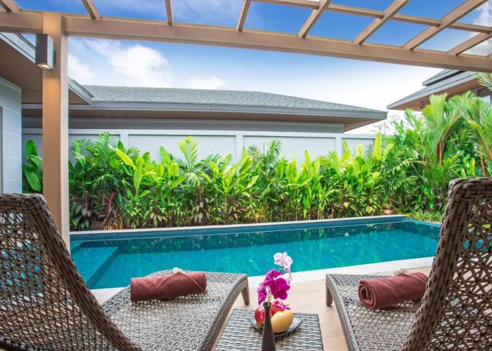 Resort Boutique 2BR Villa Dalaa 4, Private Pool, Full Service, 5 min Drive Kamala Beach