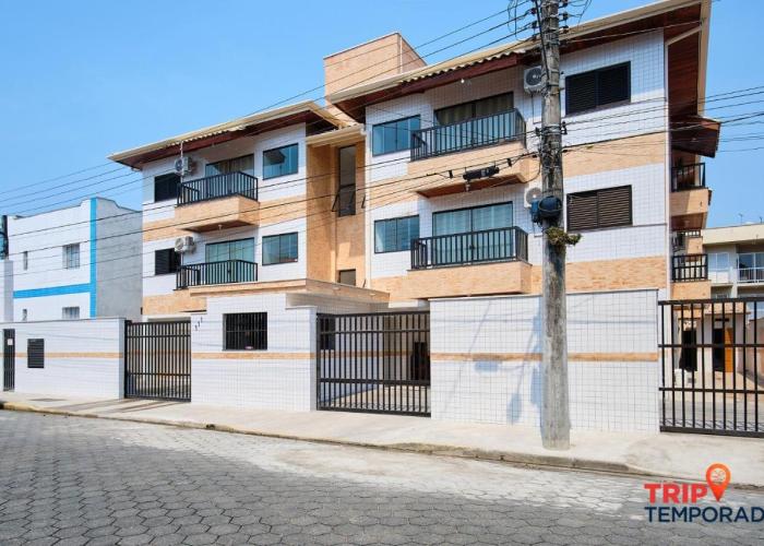 Apartamento com ar condicionado à 100 metros da praia - Edifício Ibiza