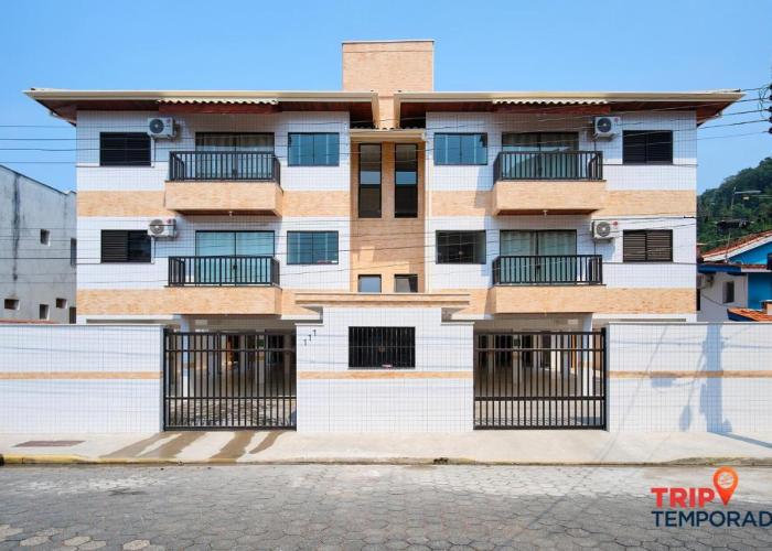 Apartamento com ar condicionado à 100 metros da praia - Edifício Ibiza