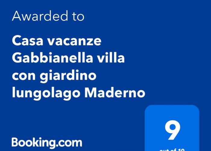 Casa vacanze Gabbianella villa con giardino lungolago Maderno