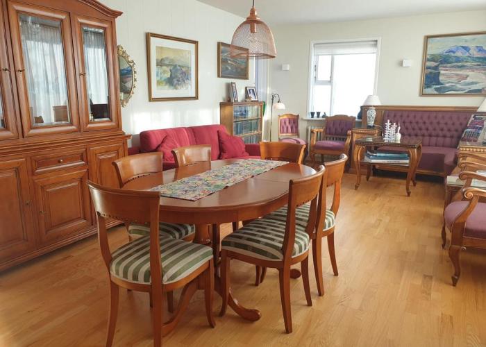 Íbúð með gott andrúmsloft