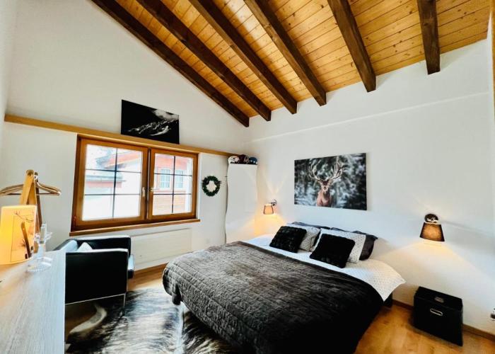 Saas-Fee renovated flat in center of the village