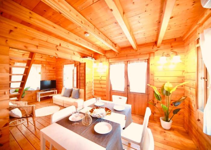 Awaji Seaside Log house in Goshiki
