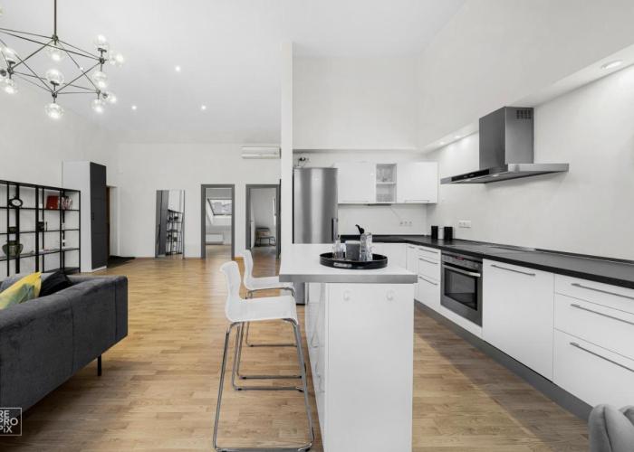 Kaunas Old Town apartment with underground parking