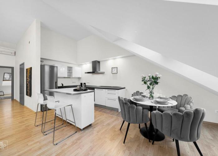 Kaunas Old Town apartment with underground parking