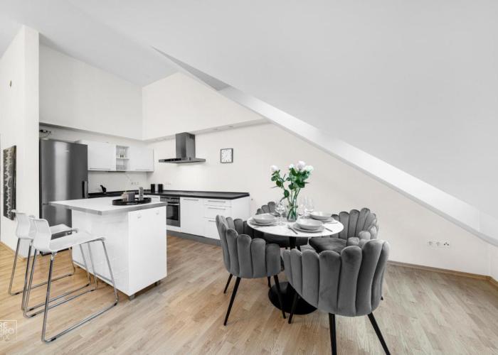 Kaunas Old Town apartment with underground parking