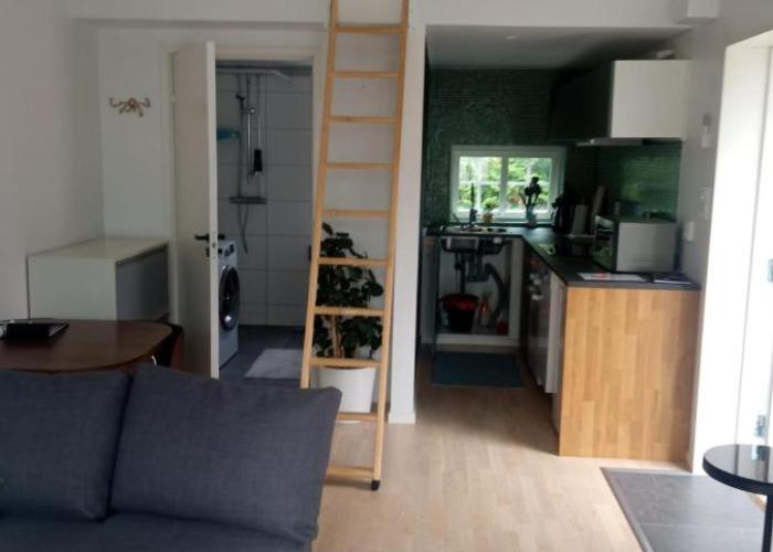 Attefallshus säng 160 bäddsoffa 160
