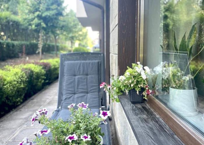 Ground floor 2-bedrooms, 2-bathrooms apartment near Bansko in a complex with pools and SPA included