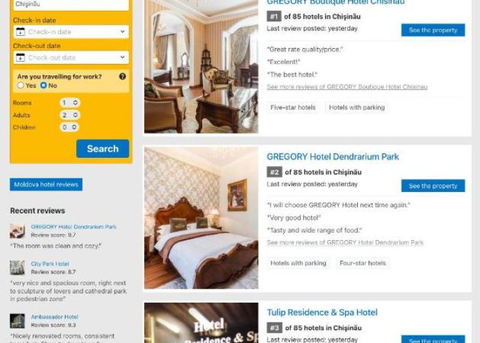 GREGORY Hotel Chisinau
