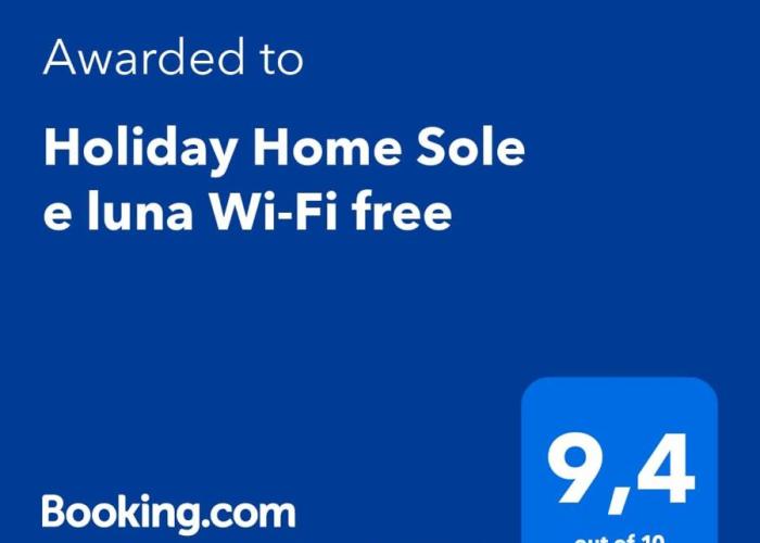 Holiday Home Sole e luna Wi-Fi free