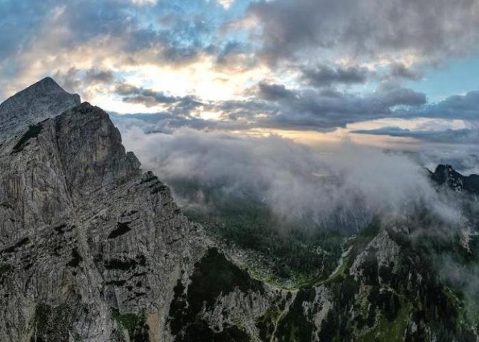 Erjavčeva mountain hut at Vršič pass