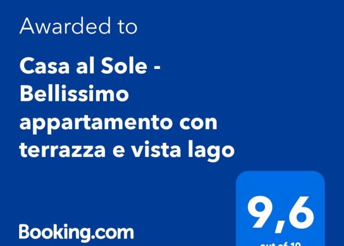 Casa al Sole - Bellissimo appartamento con terrazza e vista lago