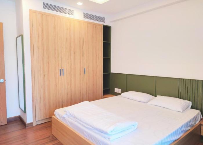 Căn hộ du lịch FLC sea tower 2 giường đôi có bồn tắm ban công view biển.Đầy đủ tiện nghi