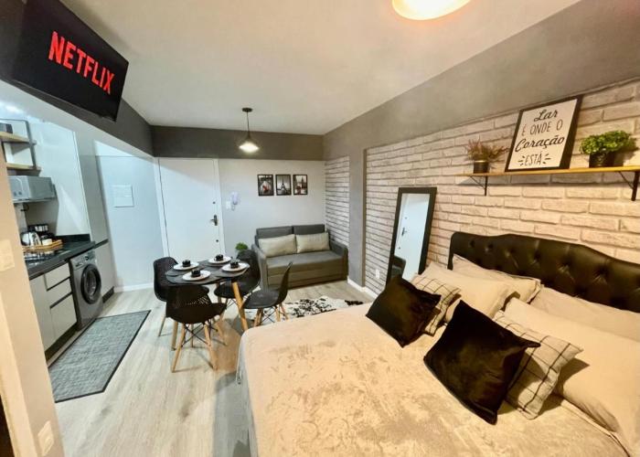 Loft Studio 308 no Kobrasol à 7km de Floripa