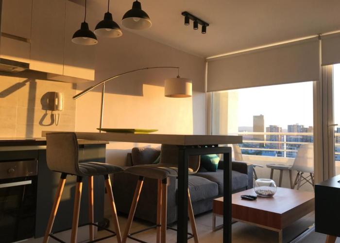 Elegante y acogedor departamento con gran vista, cercano a todo