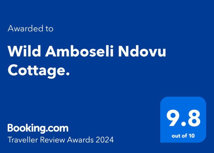 Wild Amboseli Ndovu Cottage.