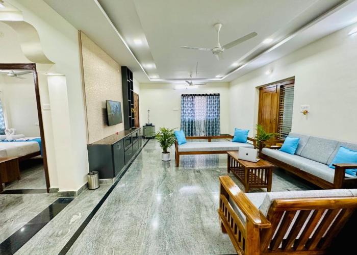 TrueLife Homestays - Brand new Signature Homes with all modern facilities for families visiting Tirupati Temple - Hall, Kitchen, AC, Fast WiFi, Android TV - Well connected to Tirumala and Highways from Bengaluru, Chennai, Tirupati Airport - Top Service