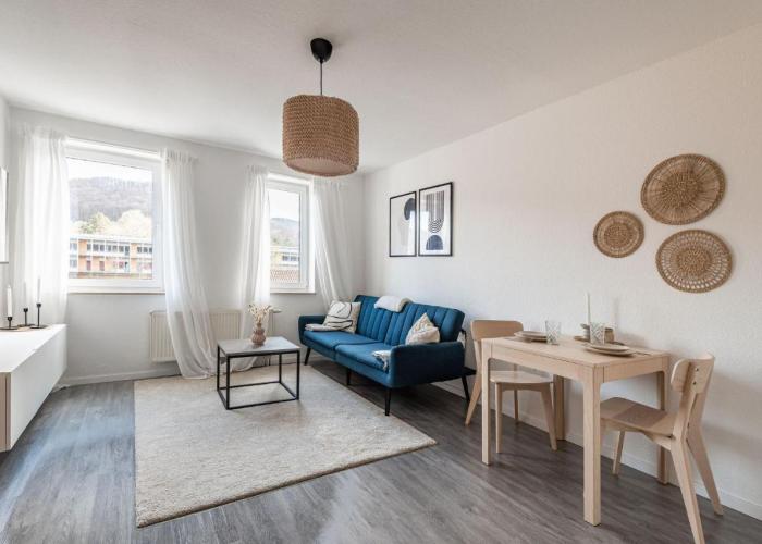 Modernes Apartment am Campus - Parken - Smart-TV - Kaffeevollautomat