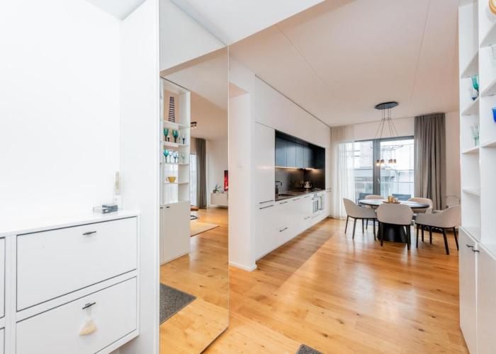 Heart of Pärnu Living - Contemporary 2 Bedroom Apartment with Balcony & Parking