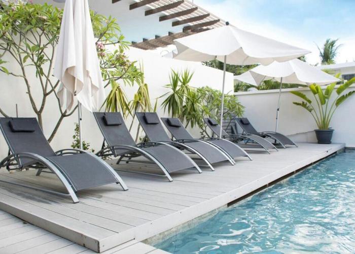 Luxury 2-bedroom apartment with shared pool 2 mins to Pereybere beach