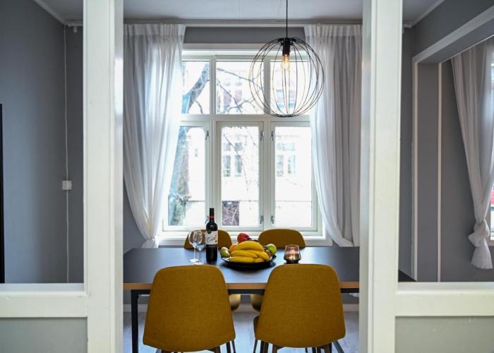 Moderne leilighet ved Solsiden i Trondheim