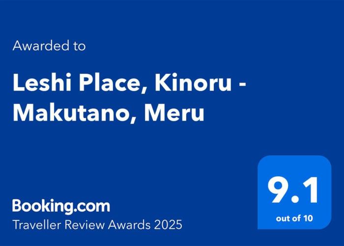 Leshi Place, Kinoru - Makutano, Meru