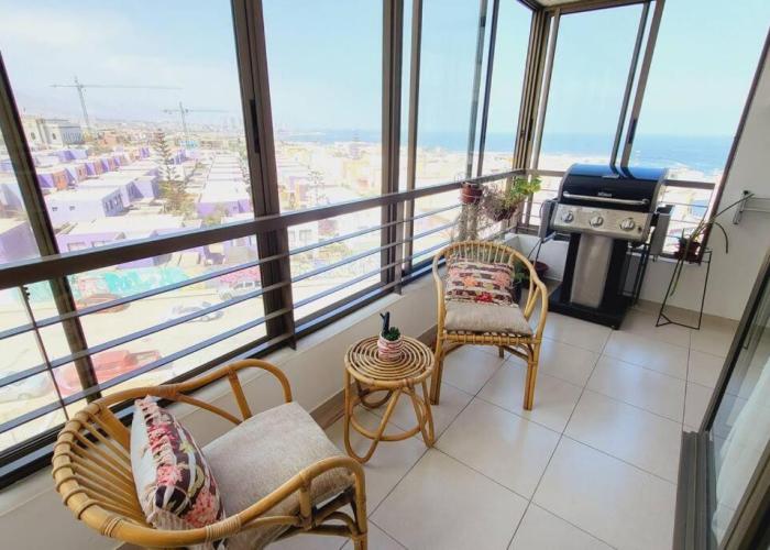 Exclusivo Depto de Lujo VIP con BBQ y Vista al Mar