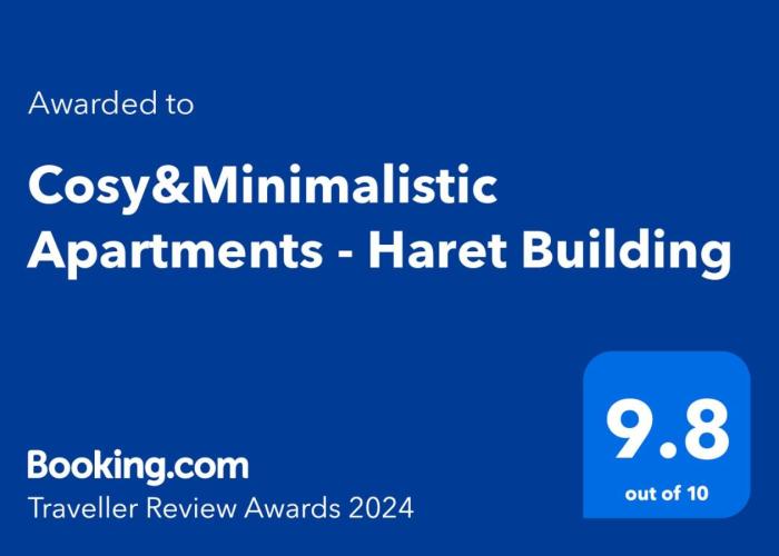 Cosy&Minimalistic Apartments - Haret Building
