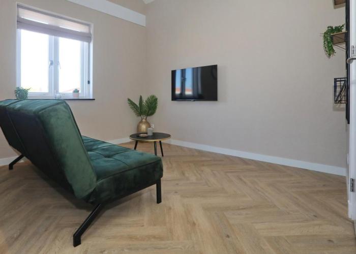 appartement-gratis parkeren -bij strand en in het centrum