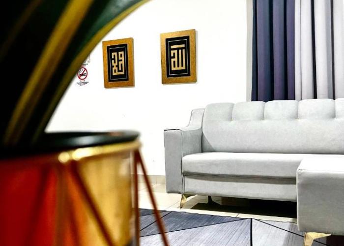 KAF Homestay for Musliim only with Pool, 3 Bedroom with Aircond, Smartkey concept, Kids Fun Stay-SlideSwingTrampoline