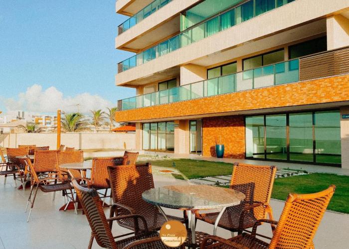 Pé na Areia, Piscina Borda Infinita, Vaga de Garagem, Portaria 24 hs