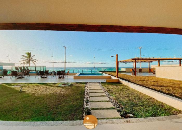 Pé na Areia, Piscina Borda Infinita, Vaga de Garagem, Portaria 24 hs