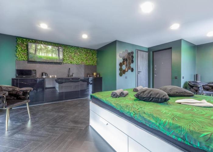Apartments in Kaunas city centre with Jacuzzi bath