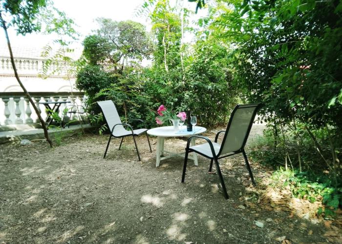 Garden in the center