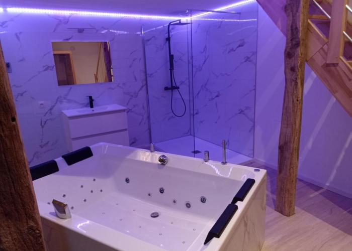 Loft blanc (baignoire balnéo et sauna)